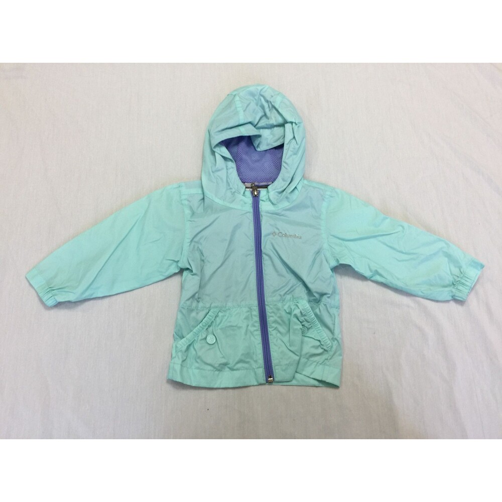 COLUMBIA GIRLS ATHLETIC NYLON JACKET SIZE 2T